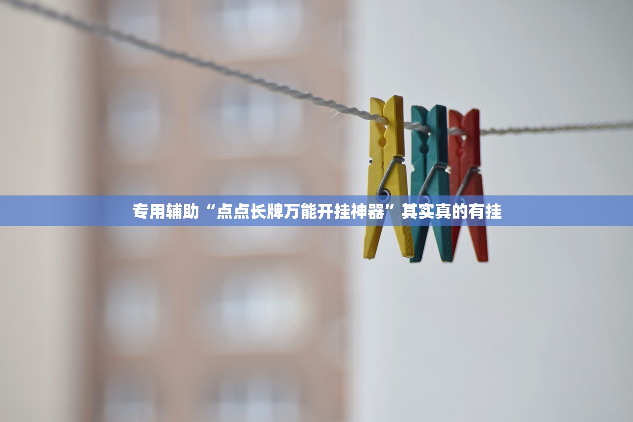 专用辅助“点点长牌万能开挂神器	”其实真的有挂