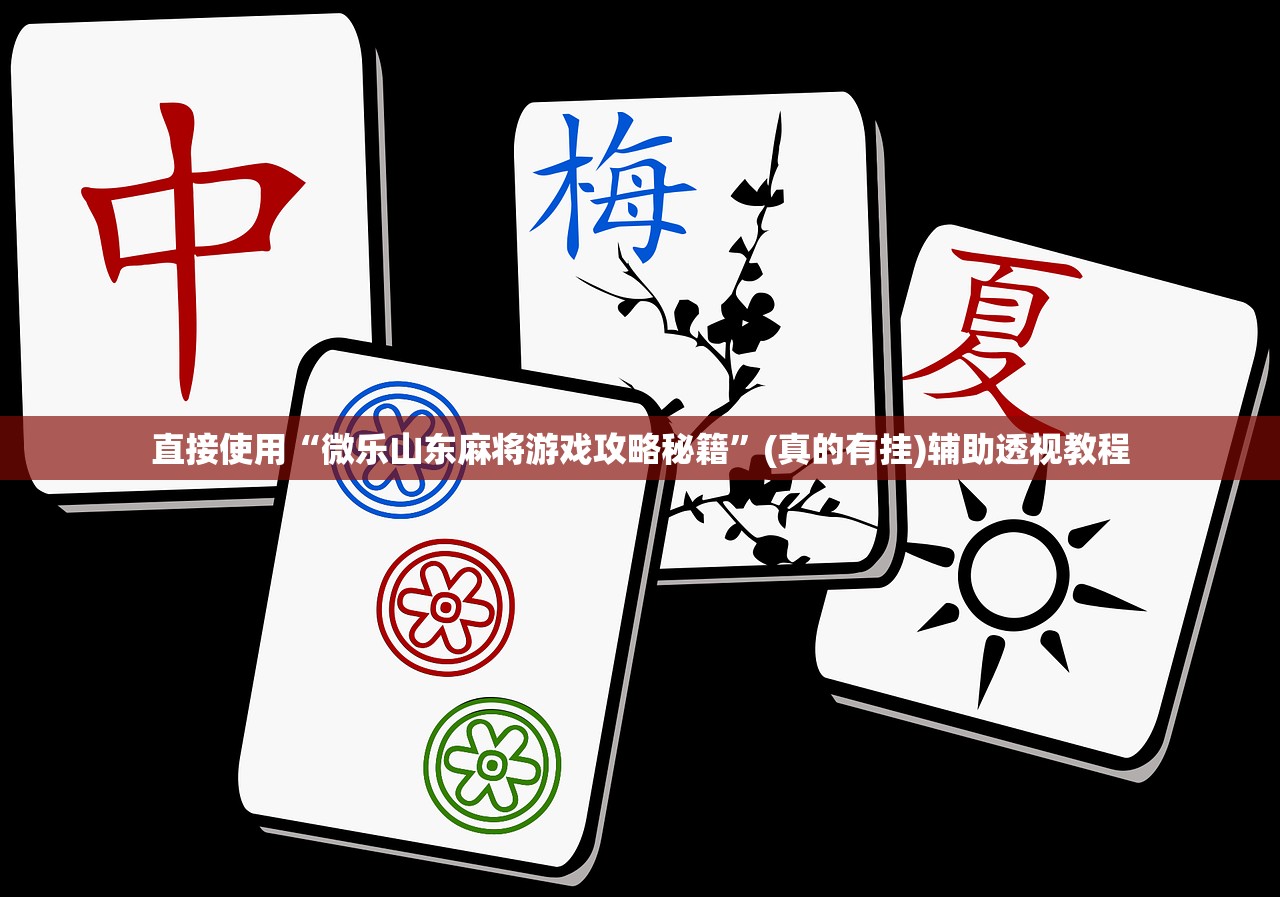 直接使用“微乐山东麻将游戏攻略秘籍	”(真的有挂)辅助透视教程