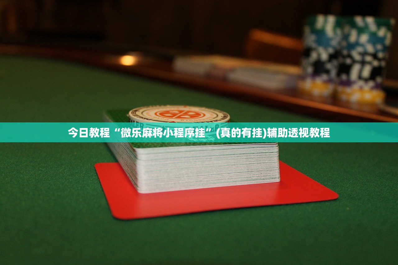 今日教程“微乐麻将小程序挂”(真的有挂)辅助透视教程