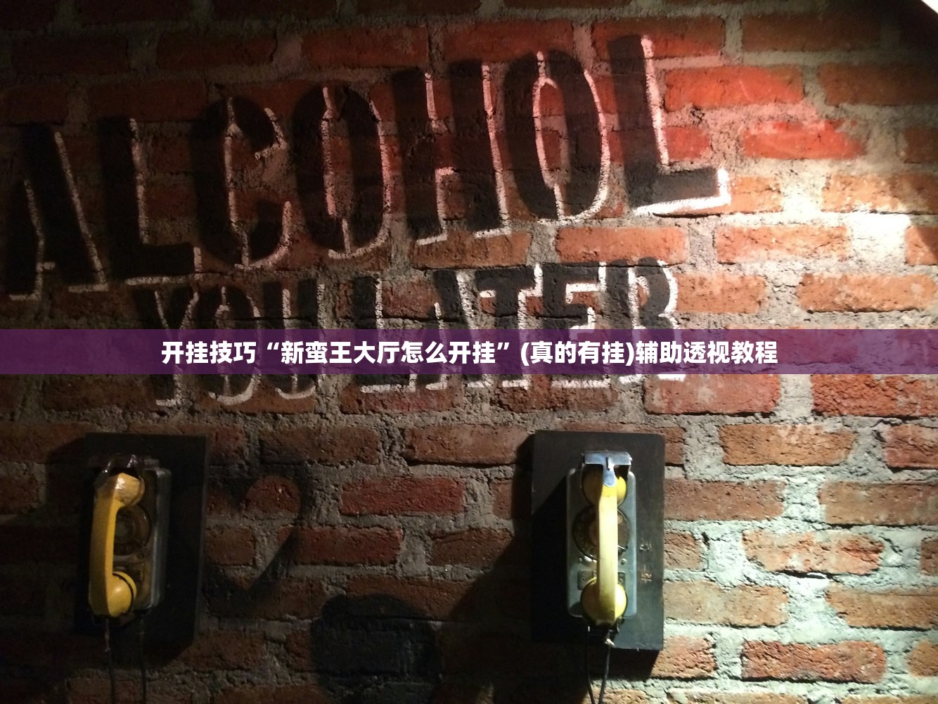 开挂技巧“新蛮王大厅怎么开挂”(真的有挂)辅助透视教程