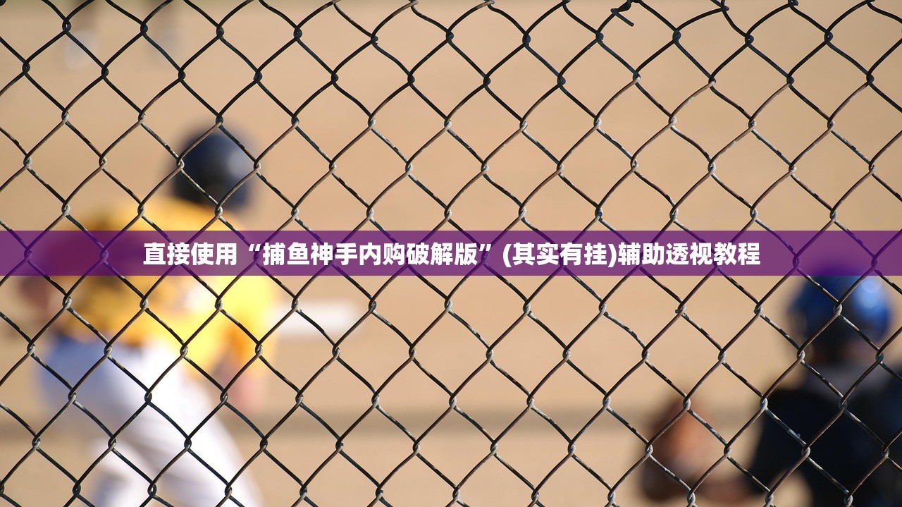 直接使用“捕鱼神手内购破解版	”(其实有挂)辅助透视教程