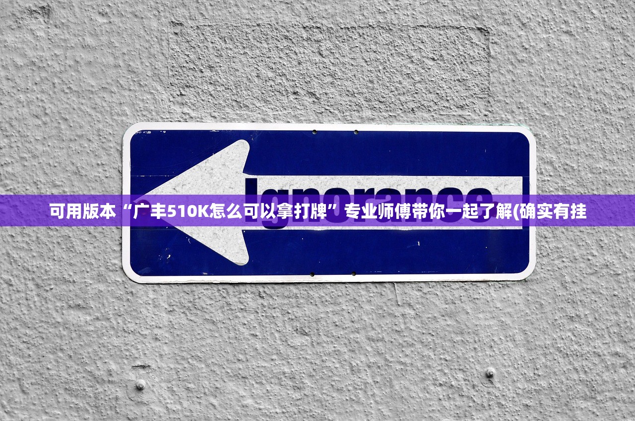 可用版本“广丰510K怎么可以拿打牌	”专业师傅带你一起了解(确实有挂