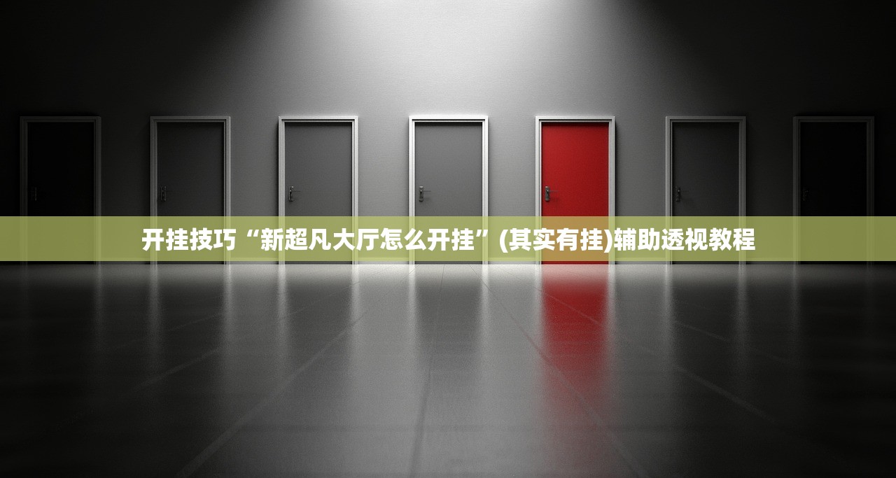 开挂技巧“新超凡大厅怎么开挂”(其实有挂)辅助透视教程