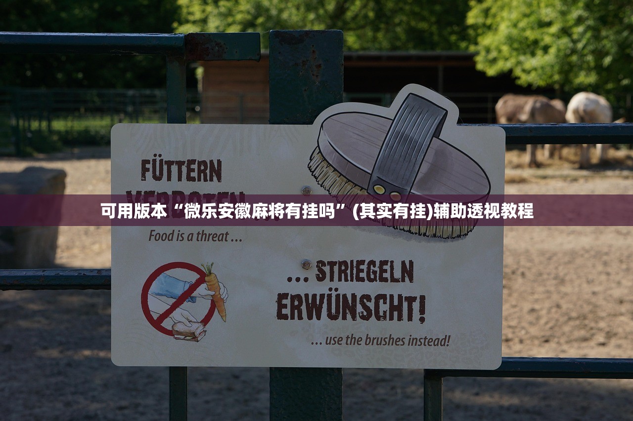 可用版本“微乐安徽麻将有挂吗”(其实有挂)辅助透视教程